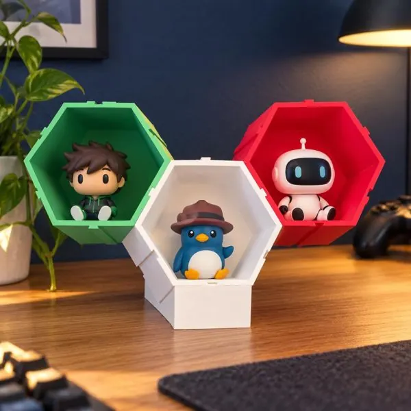 Modular Hexagon Shelf