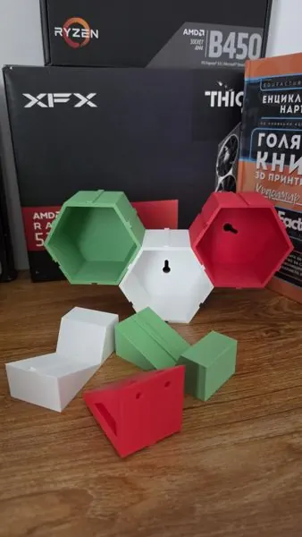 Modular Hexagon Shelf – photo 4